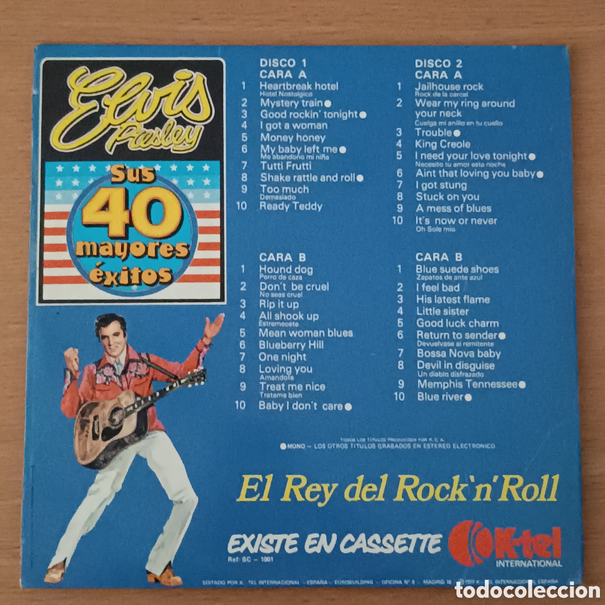 Discos de vinilo: Elvis Presley 2 LPs Sus 40 Mayores &Eacute;xitos - Foto 2