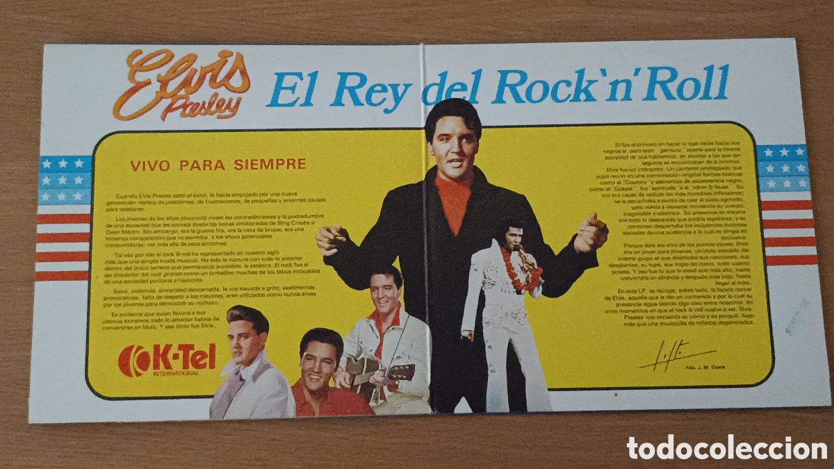 Discos de vinilo: Elvis Presley 2 LPs Sus 40 Mayores &Eacute;xitos - Foto 3