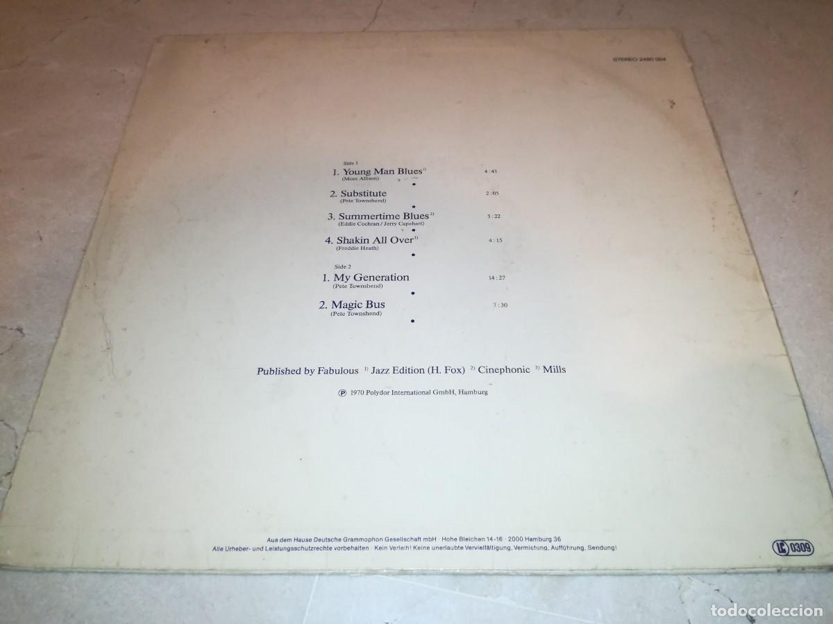 Discos de vinilo: THE WHO-LIVE AT LEEDS-POLYDOR - Foto 2