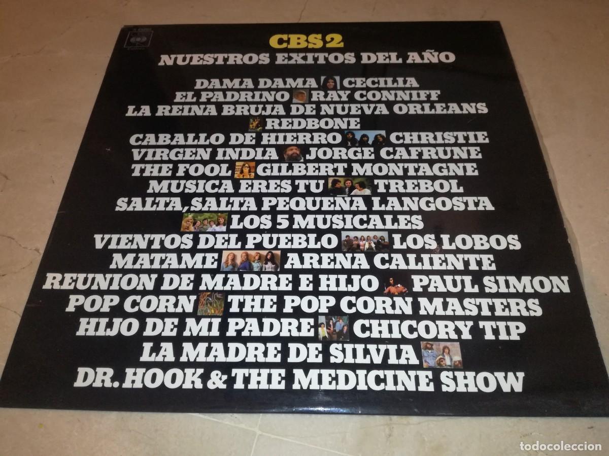 Discos de vinilo: CBS 2-NUESTROS EXITOS DEL A&Ntilde;O-CECILIA, LOS LOBOS, PAUL SIMON, REDBONE - Foto 1