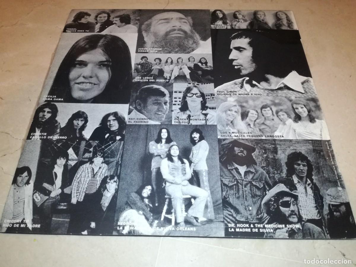 Discos de vinilo: CBS 2-NUESTROS EXITOS DEL A&Ntilde;O-CECILIA, LOS LOBOS, PAUL SIMON, REDBONE - Foto 2