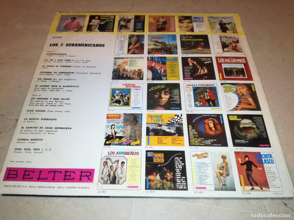 Discos de vinilo: LOS 3 SUDAMERICANOS-ORIGINAL 1967 - Foto 2
