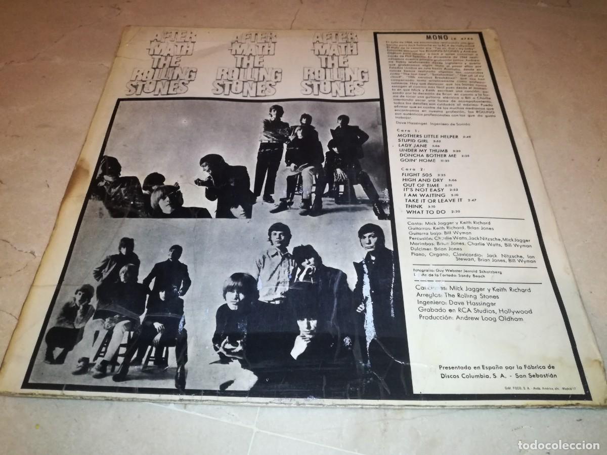 Discos de vinilo: THE ROLLING STONES-AFTER-MATH-EDICI&Oacute;N ORIGINAL ESPA&Ntilde;OLA - Foto 2