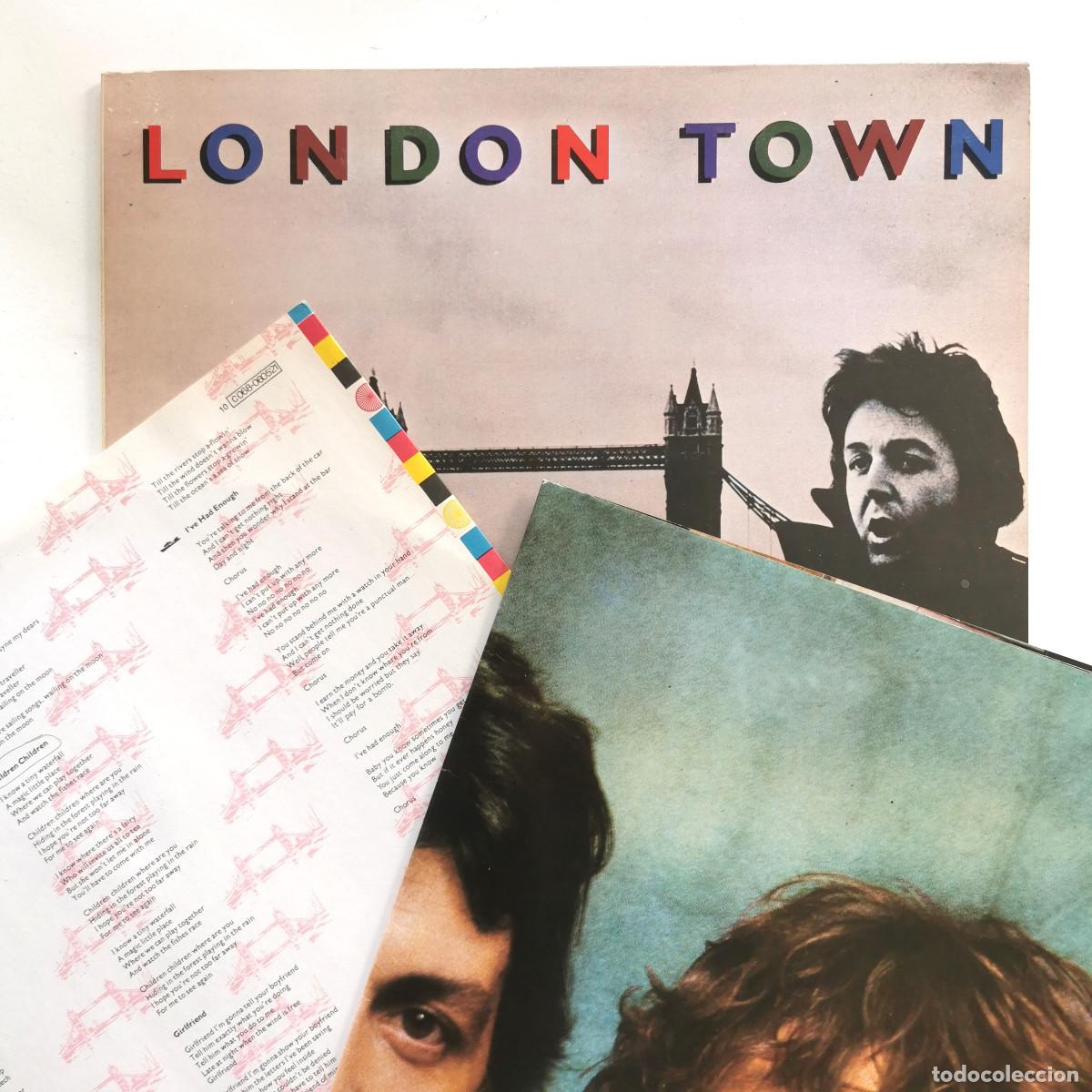 Discos de vinilo: DISCO PERFECTO - CON POSTER - WINGS LONDON TOWN LP ESPA&Ntilde;A 1978 EMI ODEON PAUL MCCARTNEY