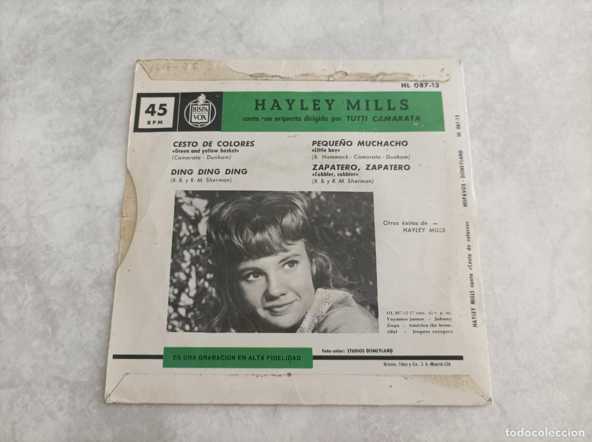Discos de vinilo: Hayley Mills ep -dificil- - Foto 2