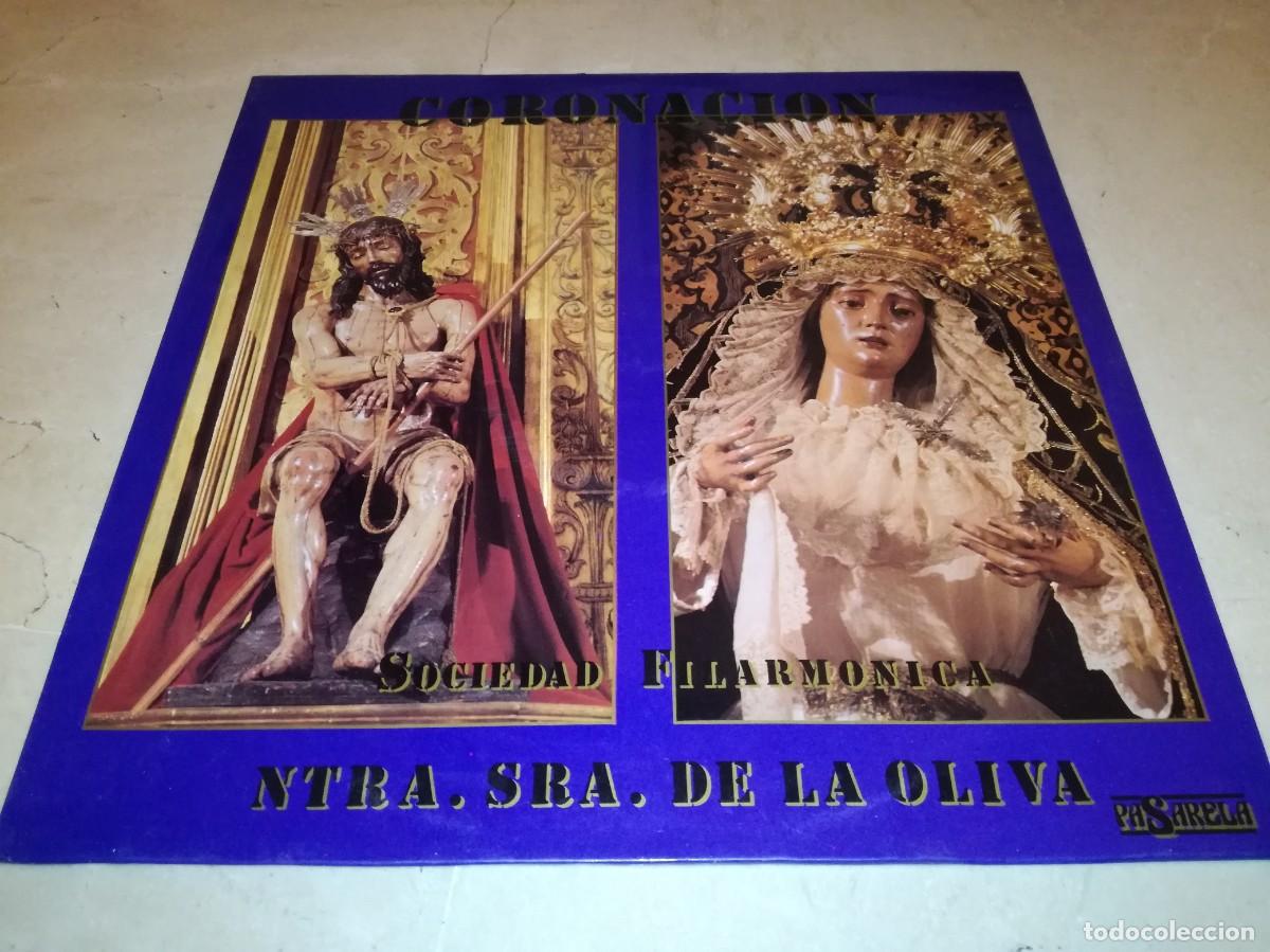 Discos de vinilo: SOCIEDAD FILARMONICA NTRA. SRA. DE LA OLIVA-CORONACION-VINILO EN EXCELENTE ESTADO-FIRMADO