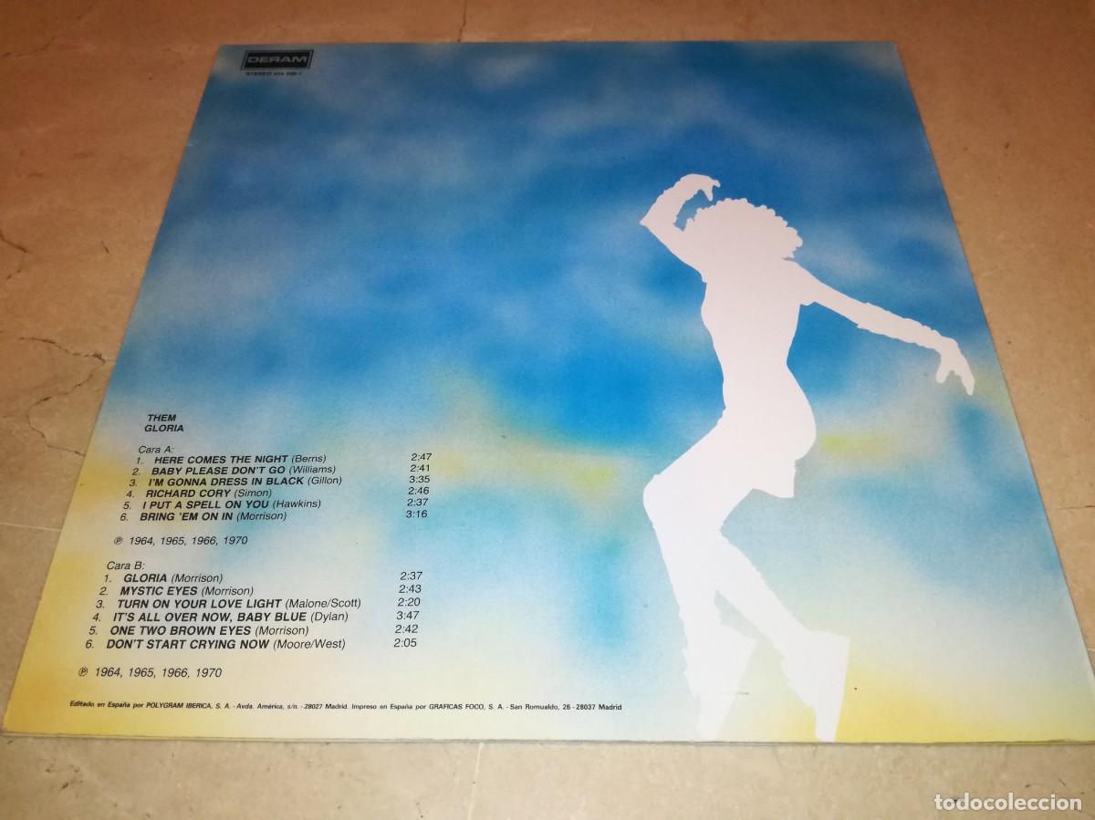 Discos de vinilo: THEM FEATURING VAN MORRISON-GLORIA-EDICI&Oacute;N ESPA&Ntilde;OLA - Foto 2