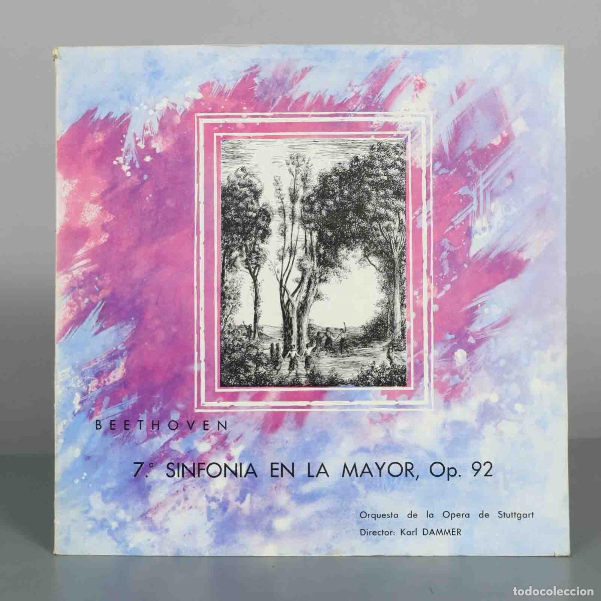 Discos de vinilo: LP. 7&ordf; Sinfon&iacute;a en La Mayor, Op. 92 - Ludwig van Beethoven - Orchestre Du Theatre National De L&acute;Ope