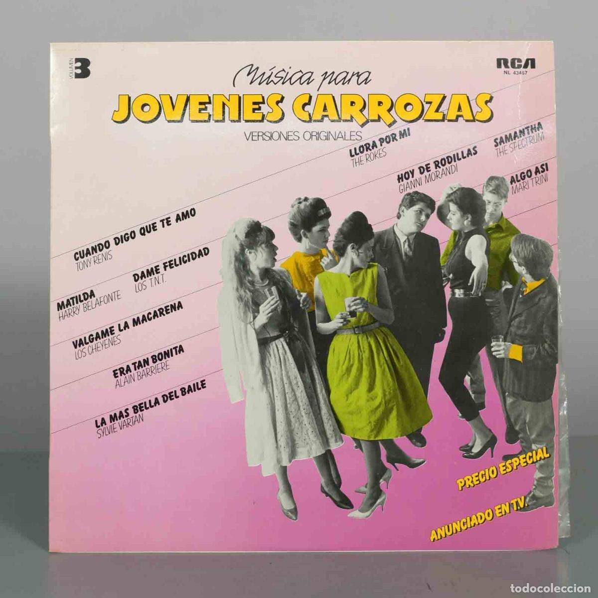 Discos de vinilo: LP. M&uacute;sica para J&oacute;venes Carrozas - Vol. 3 - Versiones Originales - RCA