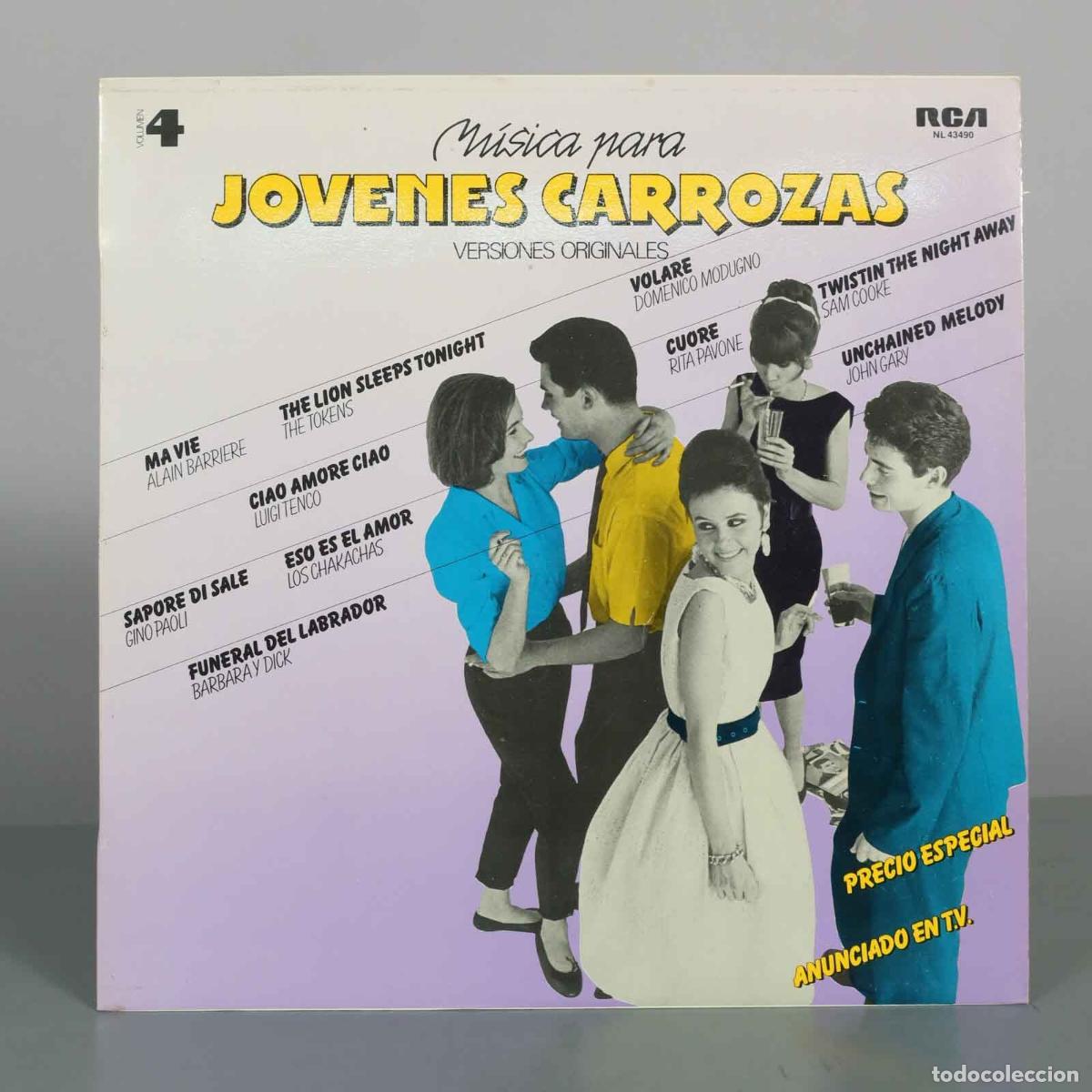 Discos de vinilo: LP. M&uacute;sica para J&oacute;venes Carrozas - Vol. 4 - Versiones Originales - Alain Barri&egrave;re, The Tokens, Dome