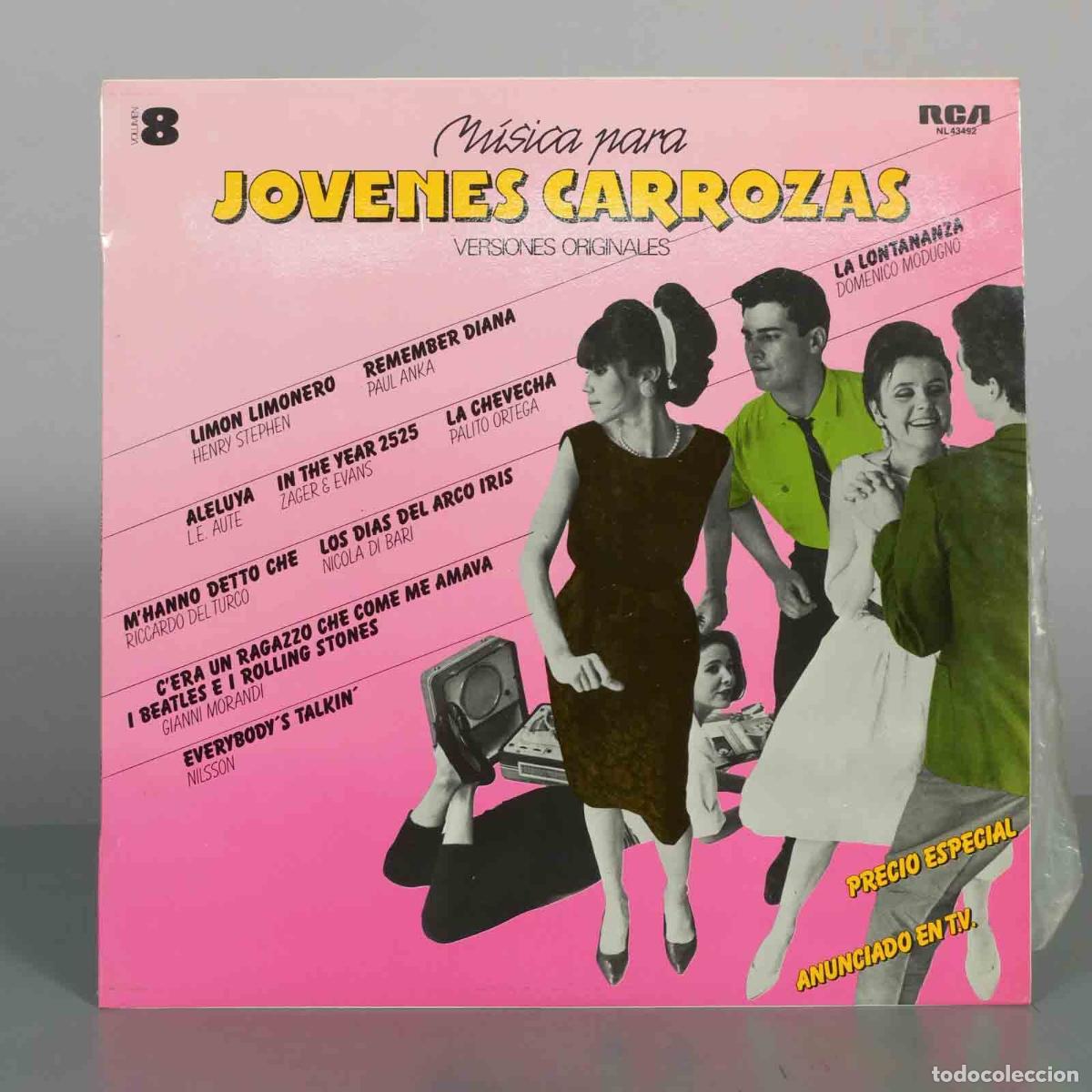 Discos de vinilo: LP. M&uacute;sica para J&oacute;venes Carrozas - Volumen 8 - Versiones Originales - Nilsson, Zager and Evans, Ricc