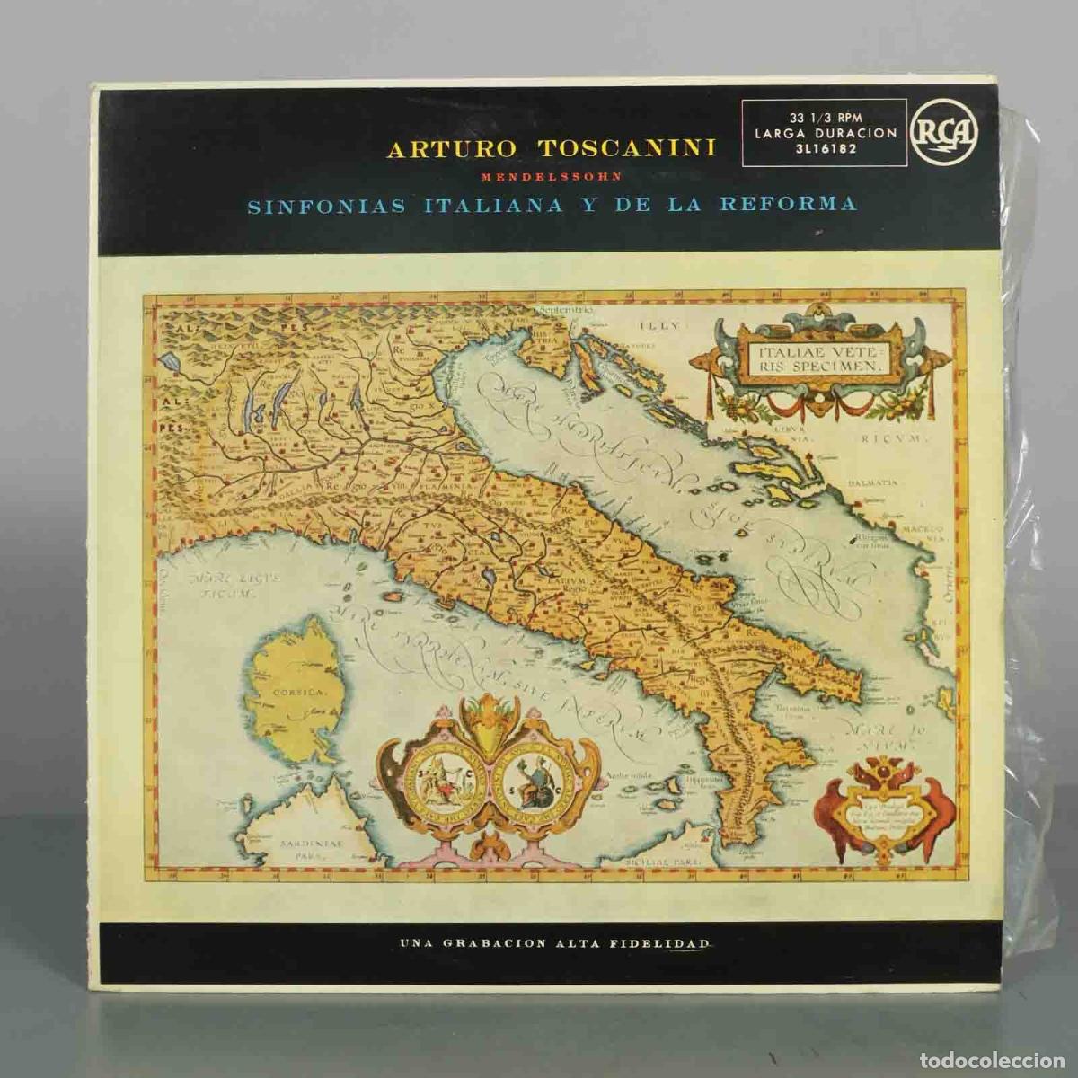 Discos de vinilo: LP. Mendelssohn - Italian and Reformation Symphonies - Arturo Toscanini, NBC Symphony Orchestra - R