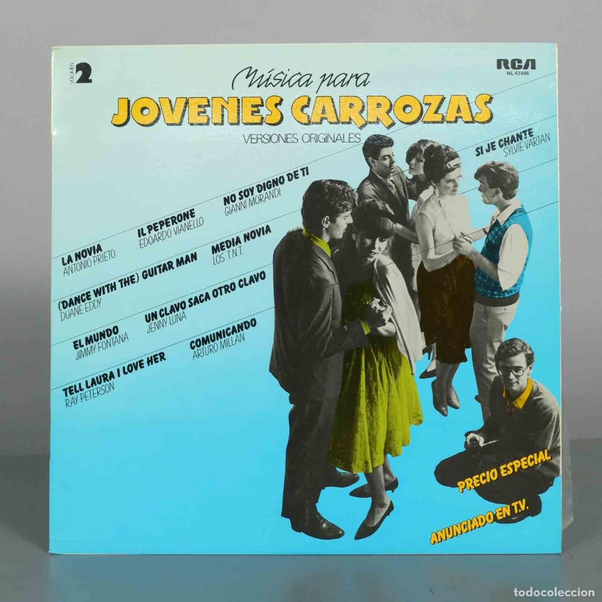 Discos de vinilo: LP. M&uacute;sica para J&oacute;venes Carrozas - Vol. 2 - Gianni Morandi, Sylvie Vartan, Duane Eddy, Los T.N.T.,