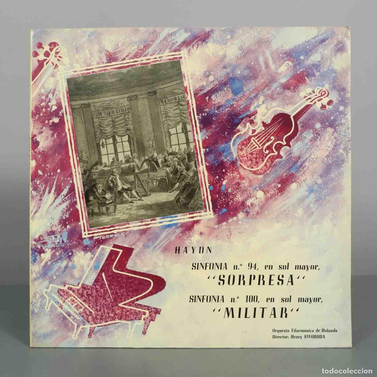 Discos de vinilo: LP. Haydn - Sinfon&iacute;a n.&ordm; 94 Sorpresa, Sinfon&iacute;a n.&ordm; 100 Militar - Orquesta Filarm&oacute;nica de Holanda, H
