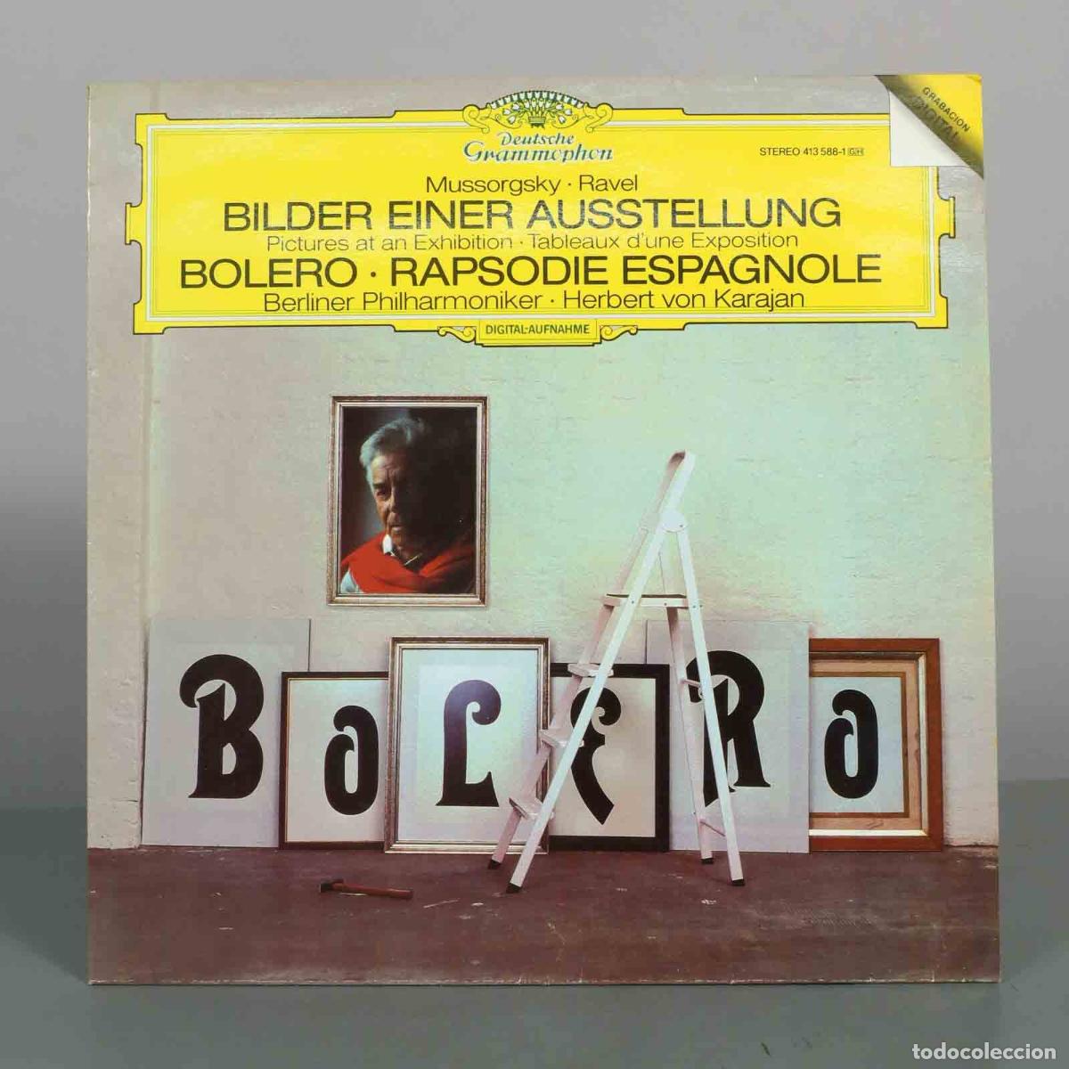 Discos de vinilo: LP. Mussorgsky: Bilder einer Ausstellung - Ravel: Bolero, Rapsodie espagnole - Berliner Philharmoni