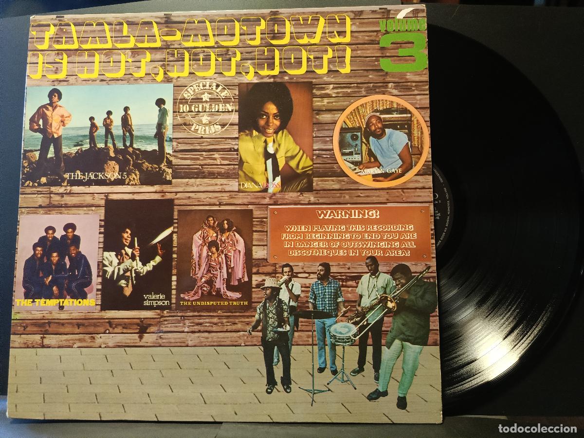 Discos de vinilo: VARIOS - TAMLA MOTOWN HOT, HOT, HOT, VOL. 3 LP HOLANDA 1972 PDELUXE