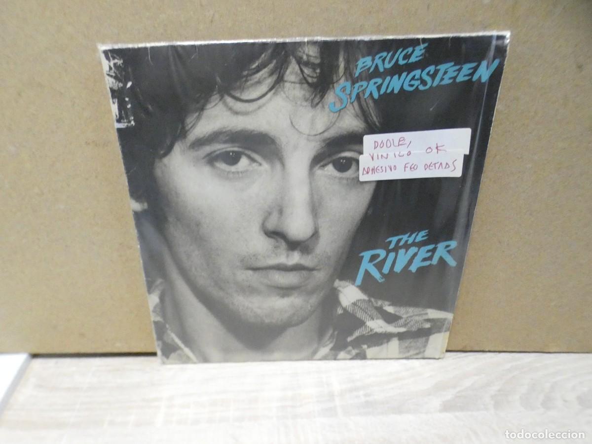 Vinyl records: ARKANSAS1980 LOTT723 VINILO LEVE USO AUN CORRECTO BRUCE SPRINGSTEEN DOBLE LP VINILO OK ADHESIVO FEO