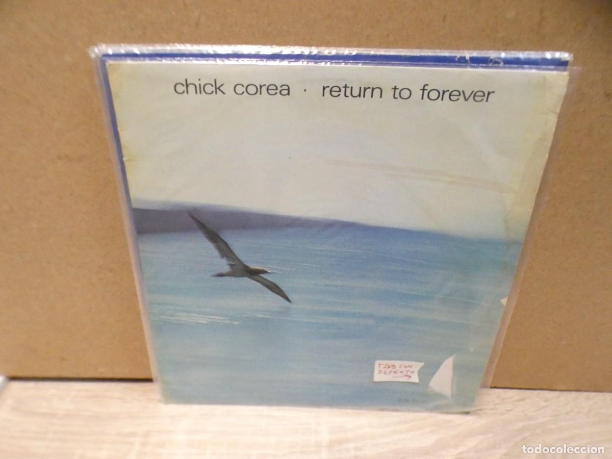Discos de vinil: ARKANSAS1980 CAJJ730 VINILO LEVE USO AUN CORRECTO CHICK COREA TAPA CON DEFECTO