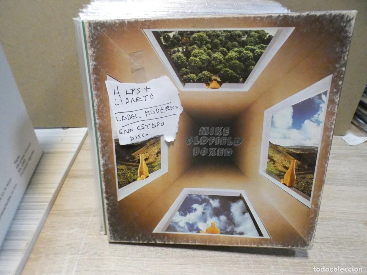 Discos de vinil: ARKANSAS1980 EXPRO526 CAJA 4 LPS + LIBRETO MIKE OLDFIELD LABEL MODERNO GRAN ESTADO DE DISCO