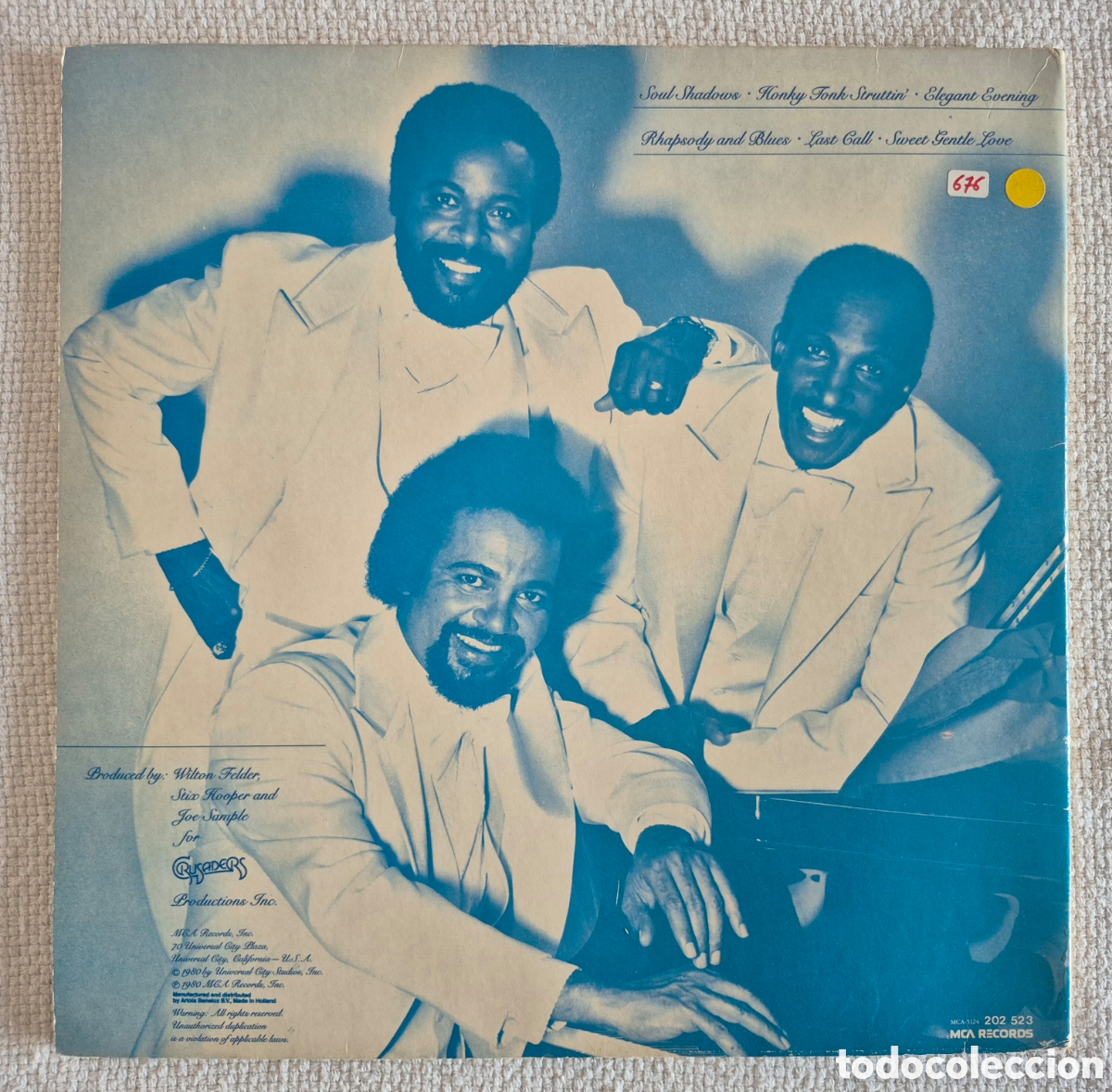 Discos de vinilo: Vinilo The Crusaders Rhapsody And Blues - Foto 2
