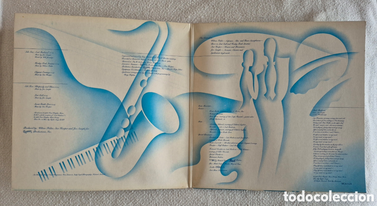 Discos de vinilo: Vinilo The Crusaders Rhapsody And Blues - Foto 3