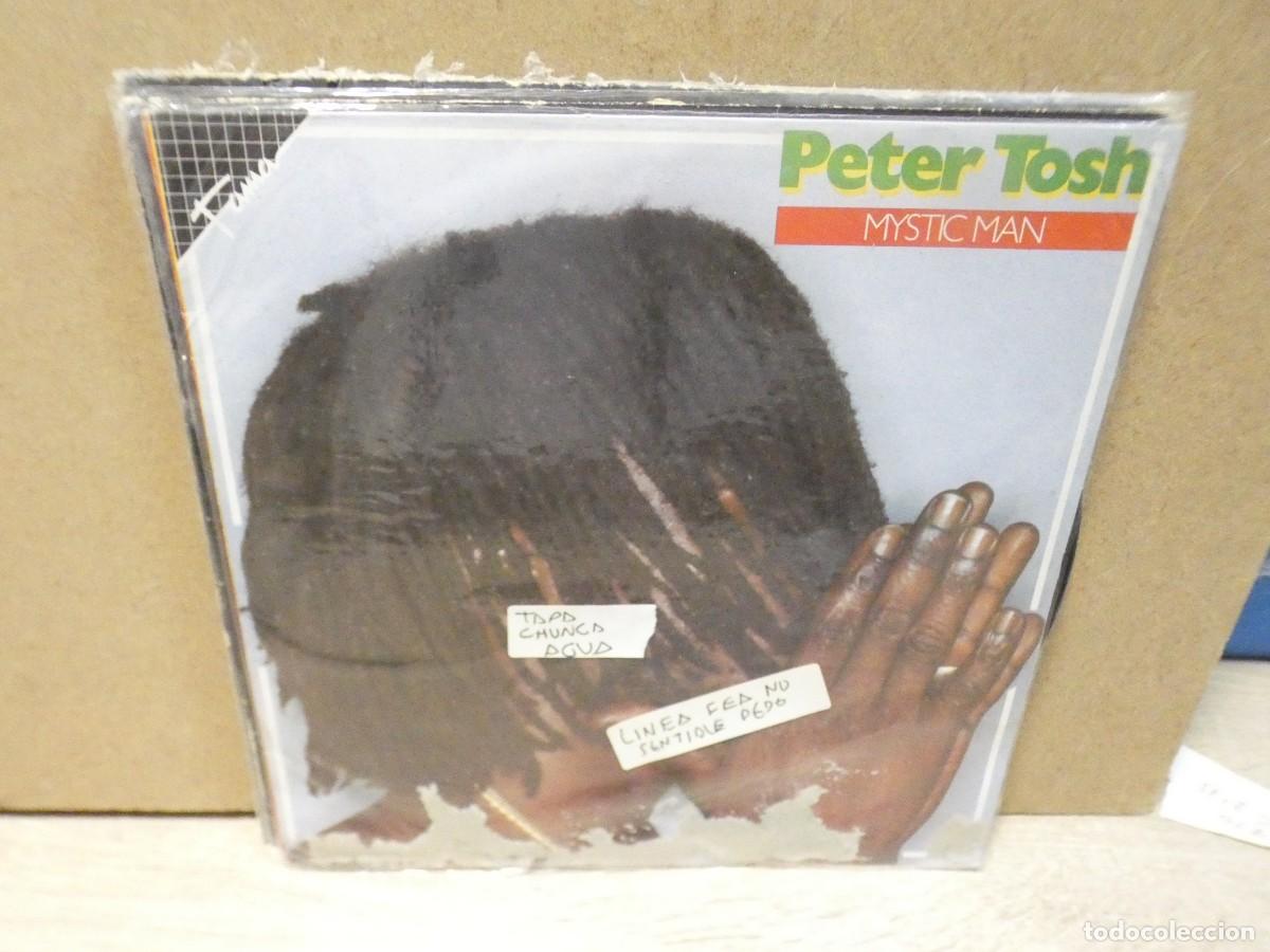 Vinyl records: ARKANSAS1980 EXPRO526 LP MUY USADO AUN REPRODUCIBLE PETER TOSH TAPA CHUNGA AGUA LINEA FEA NO SENT.