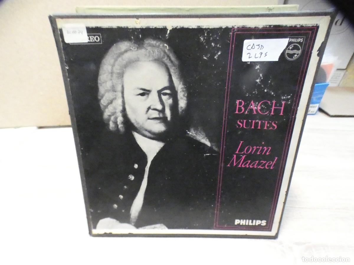 Discos de vinilo: ARKANSAS1980 EXPRO526 VINILO BUEN ESTADO MUSICA CLASICA - BACH CAJA 2LP LORIN MAAZEL