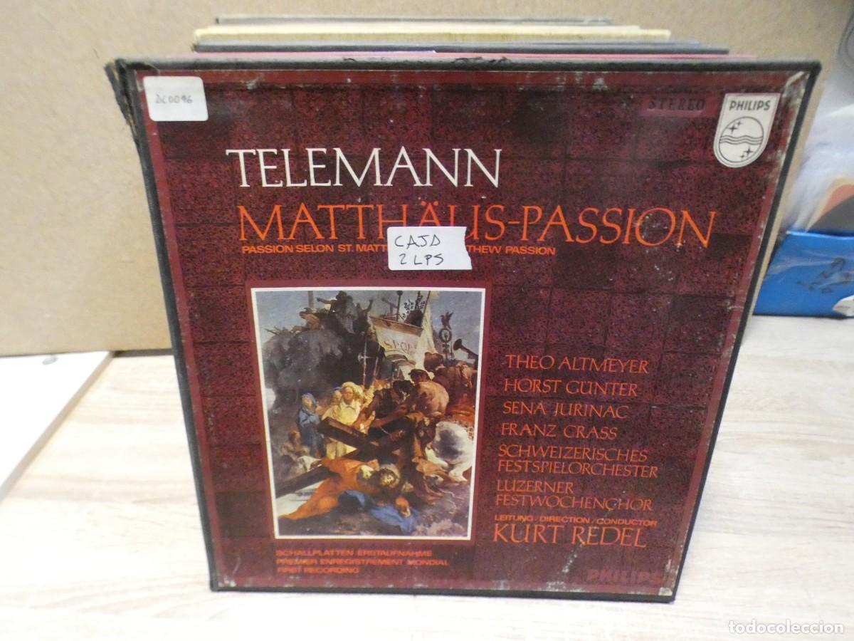 Vinyl records: ARKANSAS1980 EXPRO526 VINILO BUEN ESTADO MUSICA CLASICA - 2LP CAJA TELEMANN KURT REDEL