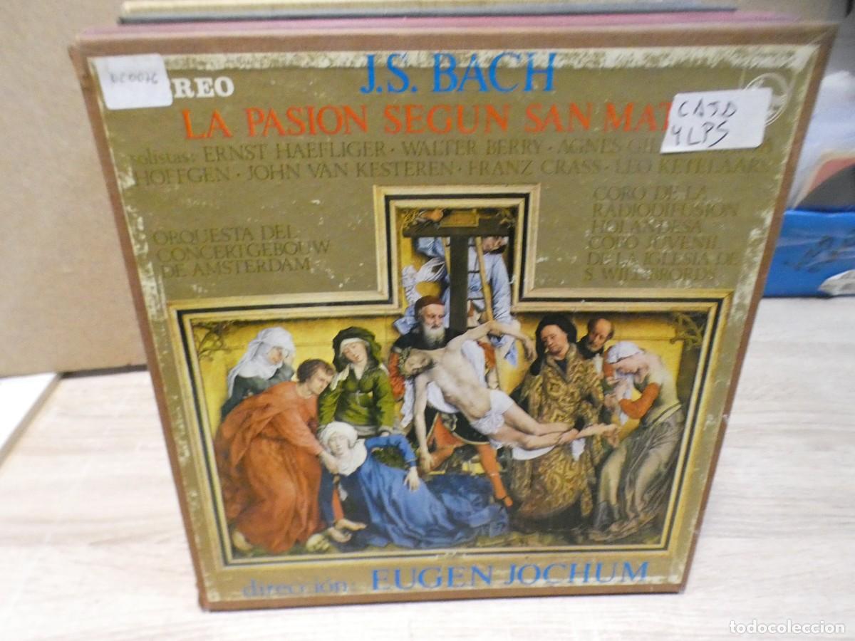 Discos de vinilo: ARKANSAS1980 EXPRO526 VINILO BUEN ESTADO MUSICA CLASICA - 4LP CAJA BACH EUGEN JOCHUM
