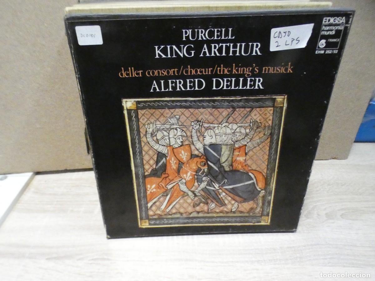 Discos de vinilo: ARKANSAS1980 EXPRO526 VINILO BUEN ESTADO MUSICA CLASICA - 2LP CAJA PUCERL KING ARTHUR ALFRED DELLER