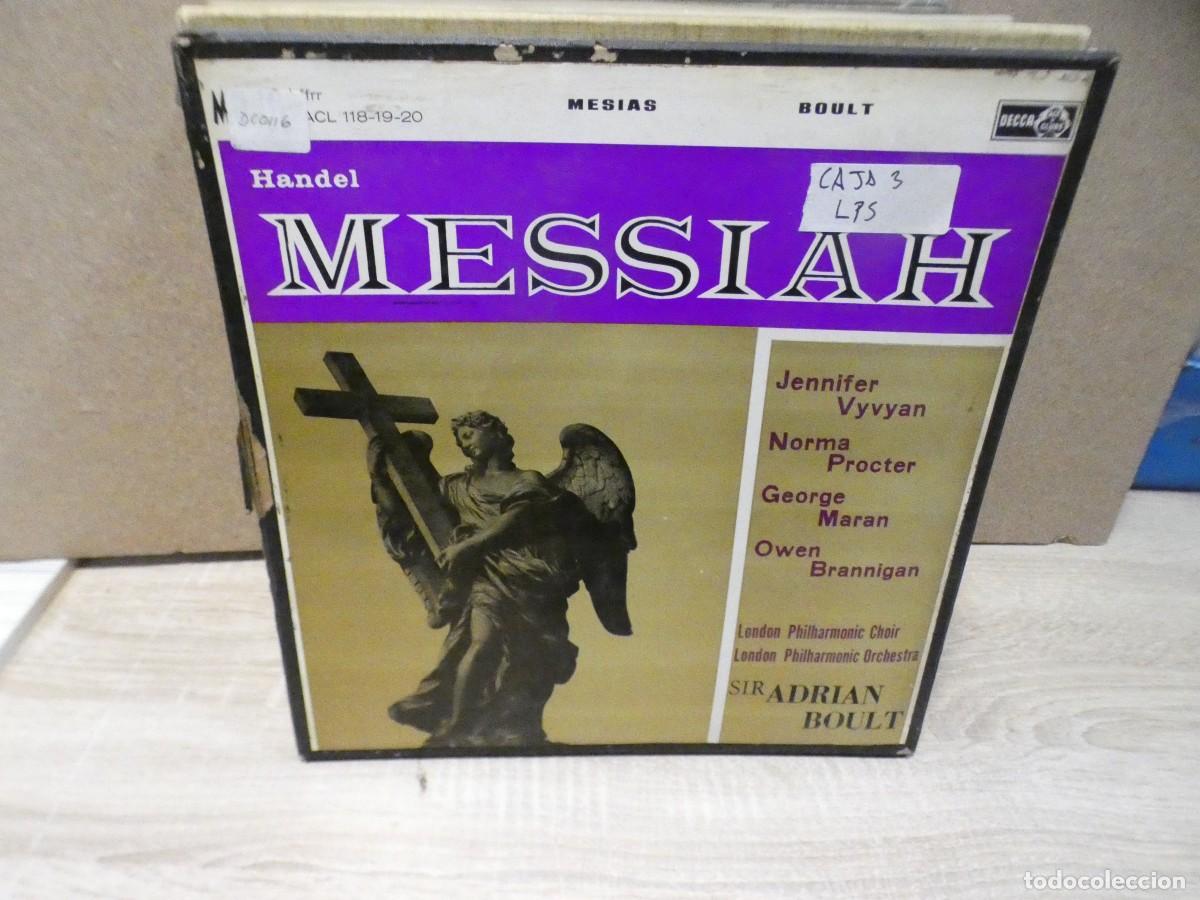 Disques de vinyle: ARKANSAS1980 EXPRO526 VINILO BUEN ESTADO MUSICA CLASICA - 3LP CAJA HANDEL MESSIAH