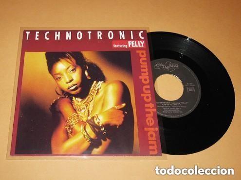 Vinyl records: TECHNOTRONIC - PUMP UP THE JAM - SINGLE - 1989 - Feat. FELLY - NUEVO - N&ordm;1 EN EUROPA