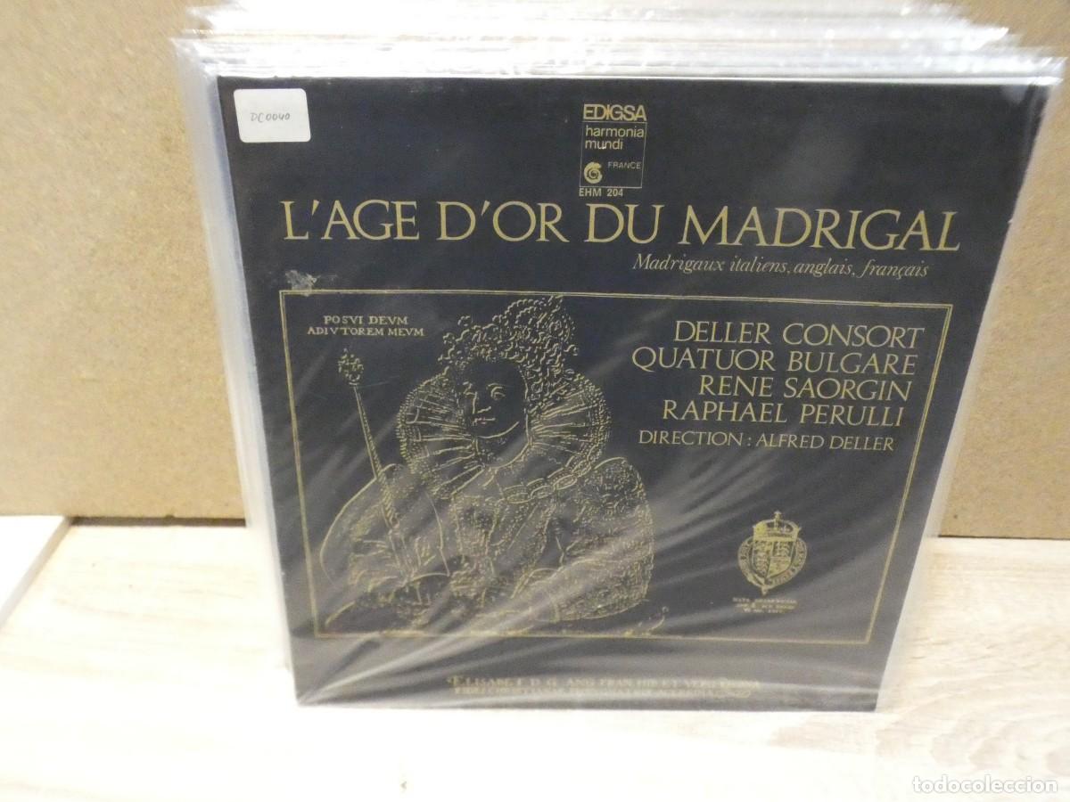 Discos de vinilo: ARKANSAS1980 EXPRO526 VINILO BUEN ESTADO MUSICA CLASICA - L'AGE D'OR DU MADRIGA