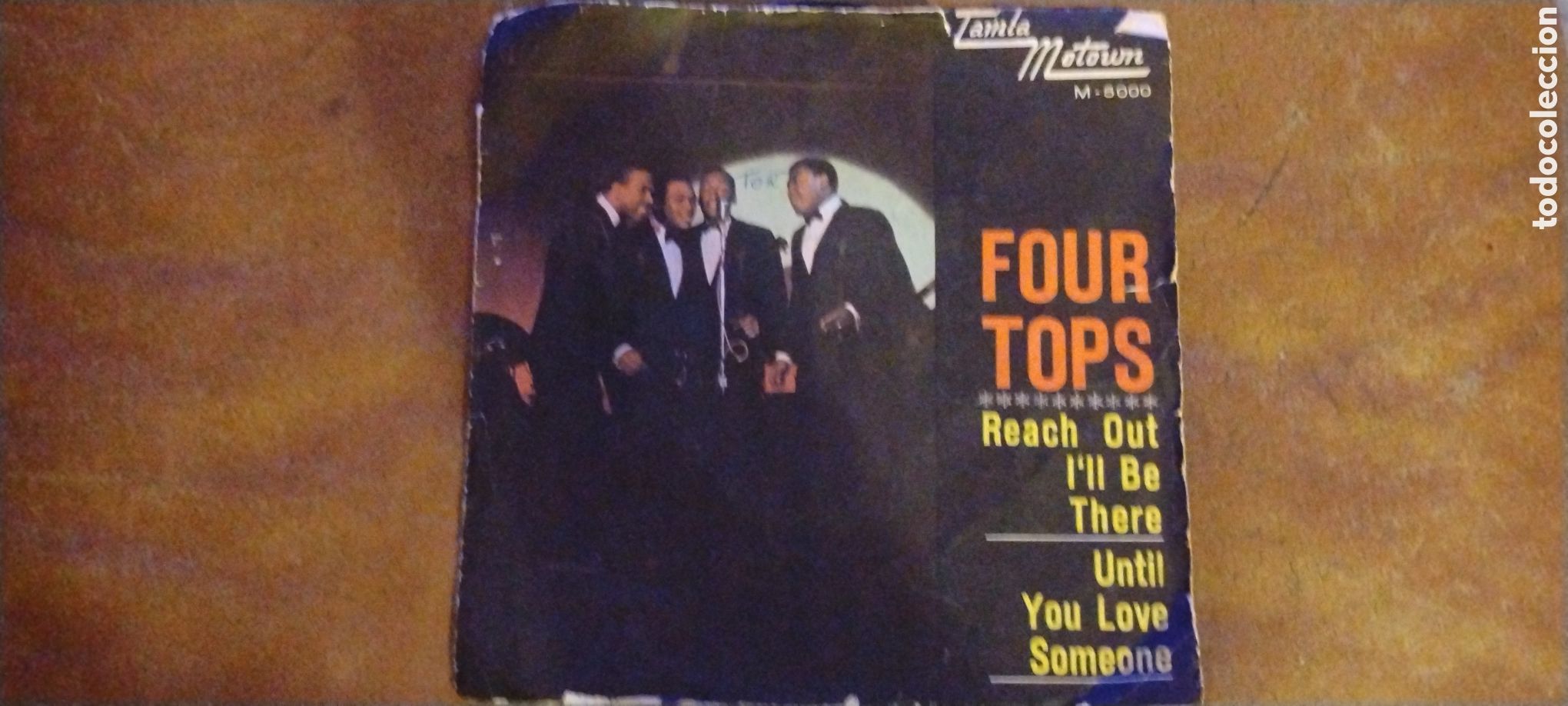 Discos de vinilo: FOUR TOPS-REACH OUT I'LL BE THERE-SINGLE-TALMA MOTOWN/SPAIN-KSA.IB
