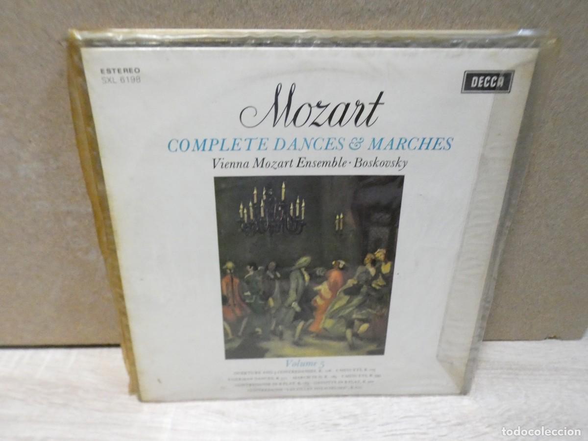 Discos de vinilo: ARKANSAS1980 EXPRO526 VINILO BUEN ESTADO MUSICA CLASICA - MOZART COMPLETE DANCES AND MARCHES
