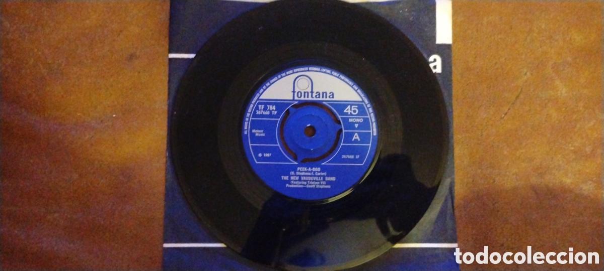 Discos de vinilo: THE NEW VAUDEVILLE BAND-PEEK&bull;A&bull;BOO-SINGLE-FONTANA/UK-KSA