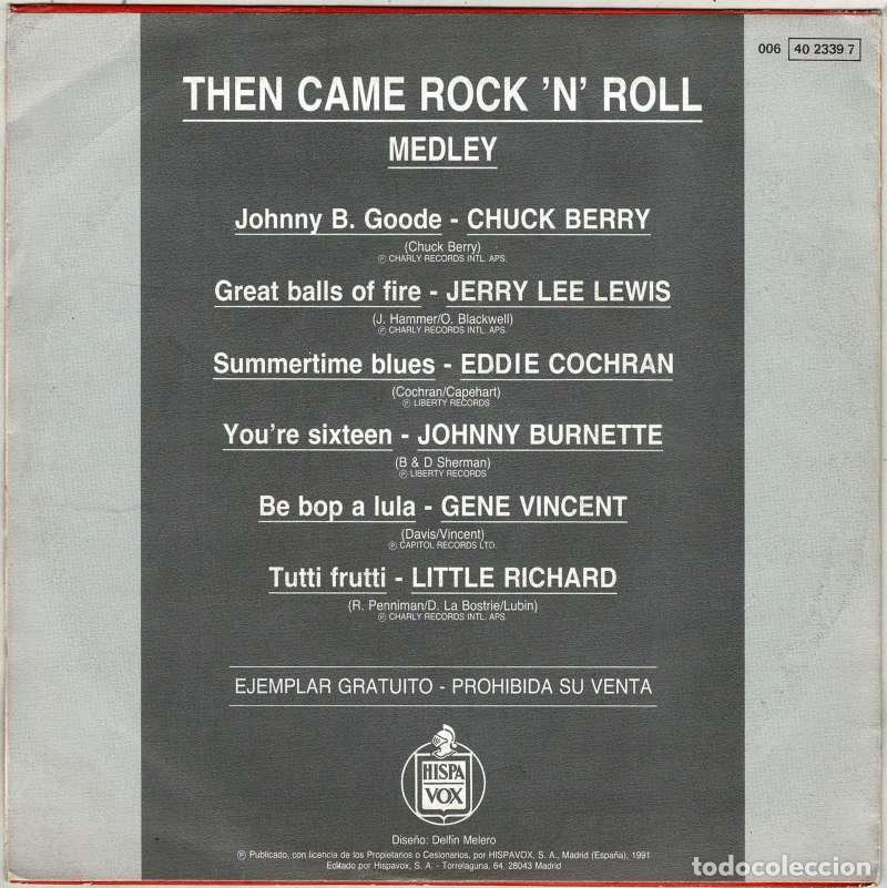 Discos de vinilo: The Came Rock nRoll Medley. Single - Foto 2