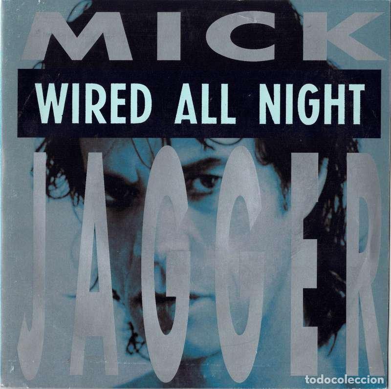 Discos de vinilo: Mick Jagger - Wired All Night. Single Promo - Foto 1