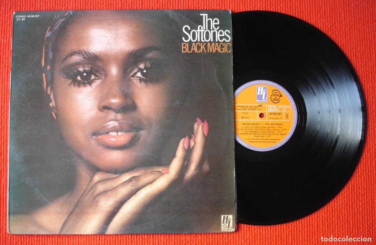 Discos de vinilo: The Softones. Black Magic. LP Vinilo. - Foto 1