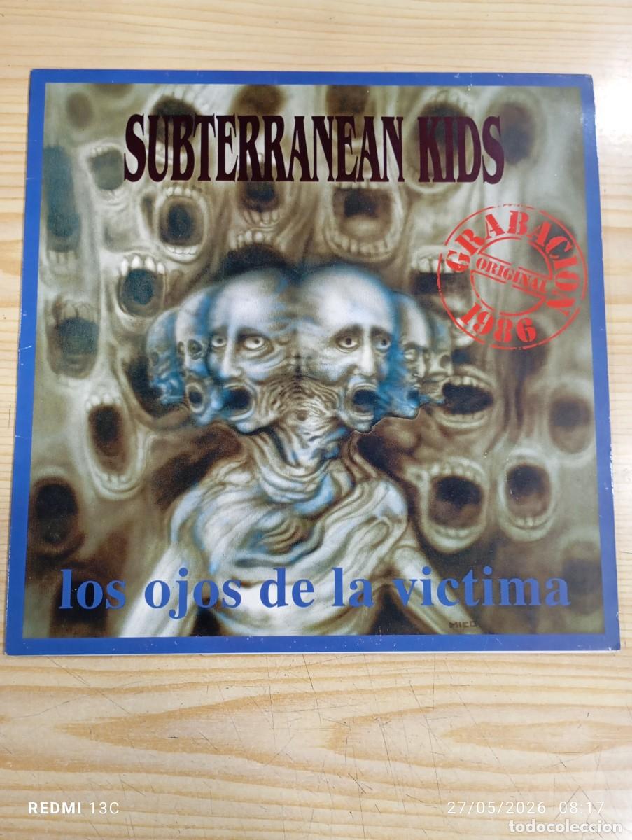 Discos de vinilo: Lp - Subterranean Kids &lrm;&ndash; Los Ojos De La Victima - Potencial Hardcore &lrm;&ndash; PHC-37