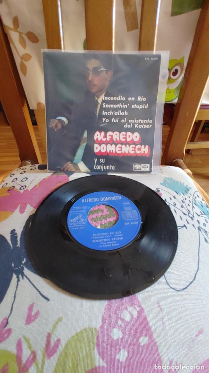 Discos de vinilo: ALFREDO DOMENECH-EP INCENDIO EN RIO +3