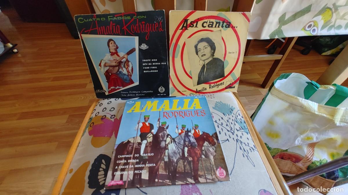 Discos de vinilo: AMALIA RODRIGUES-LOTE DE 3 EPS