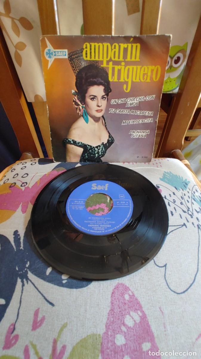 Discos de vinilo: AMPARIN TRIGUERO-EP UN CHA CHA CHA CON AMOR +3