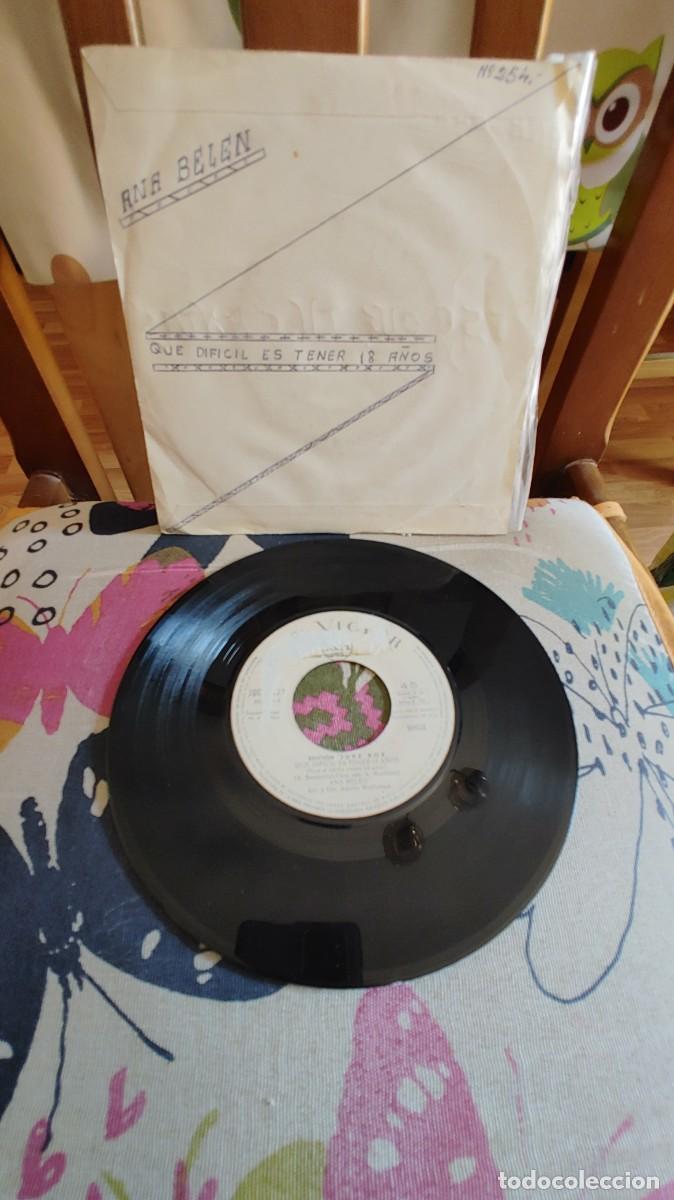 Discos de vinilo: ANA BELEN-SINGLE QUE DIFICIL ES TENER 18 A&Ntilde;OS-SIN FUNFA-EDICION JUKE BOX