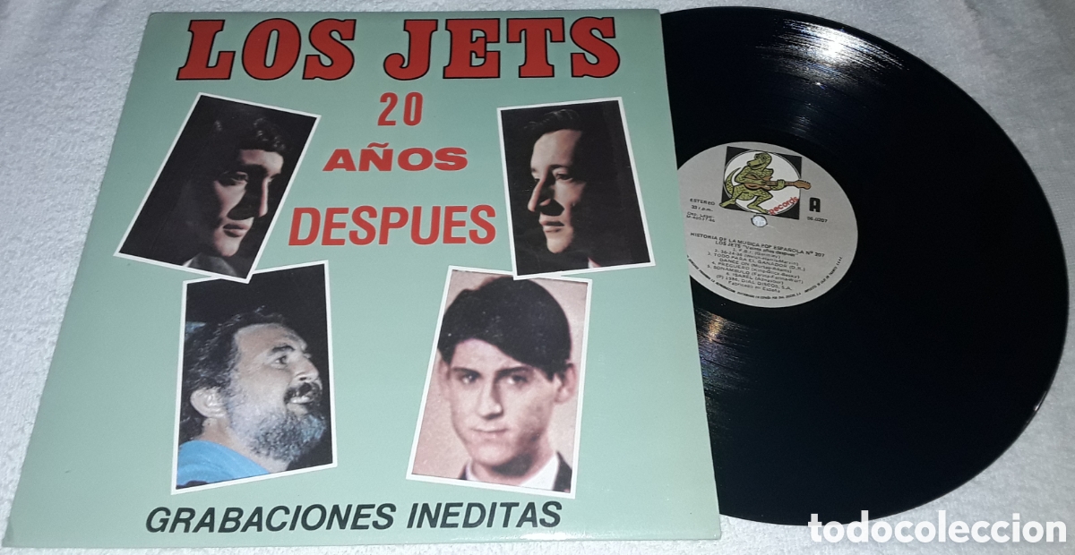 Discos de vinilo: LP - LOS JETS - 20 A&Ntilde;OS DESPUES - LOS JETS - GRABACIONES IN&Eacute;DITAS