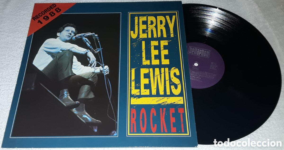 Discos de vinilo: LP - JERRY LEE LEWIS - ROCKET - MADE IN GERMANY - Foto 1
