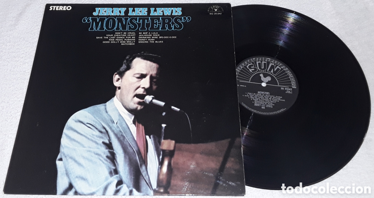 Discos de vinilo: LP - JERRY LEE LEWIS - MONSTERS - MADE IN HOLLAND