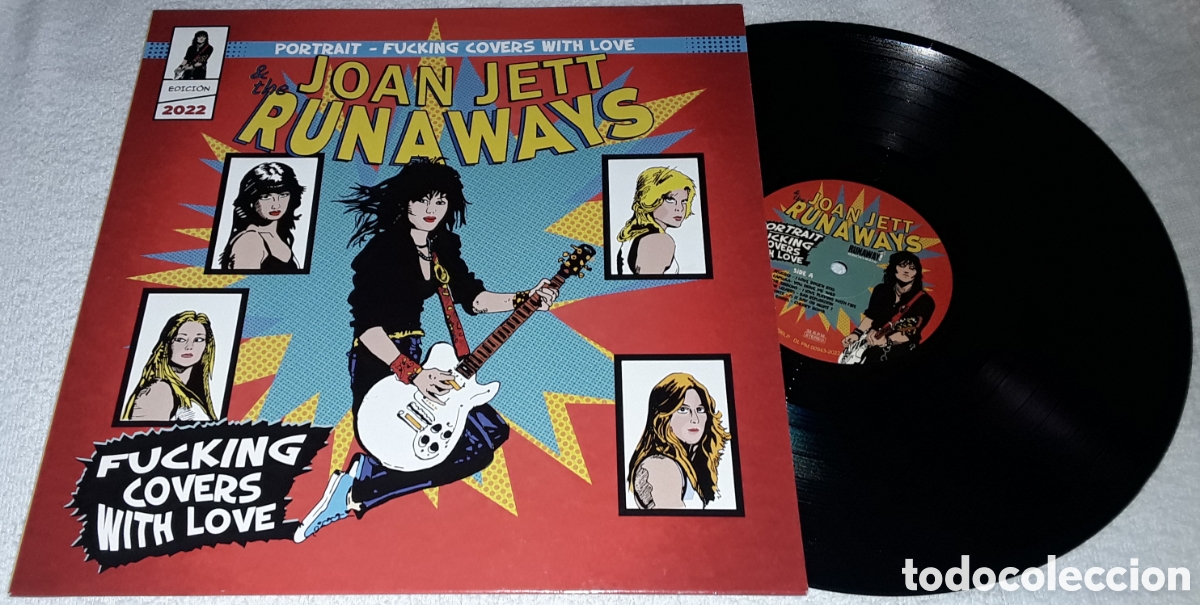 Discos de vinilo: LP- JOAN JETT & THE RUNAWAYS - PORTRAIT - FUCKING COVERS WITH LOVE - JOAN JETT