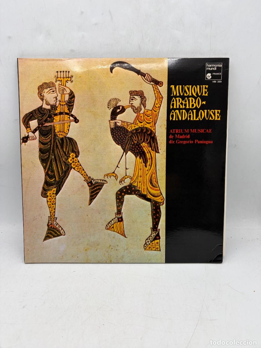 Discos de vinilo: LP - MUSIQUE ARABO-ANDALOUSE - ATRIUM MUSICAE DE MADRID - GREGORIO PANIAGUA - HARMONIA MUNDI