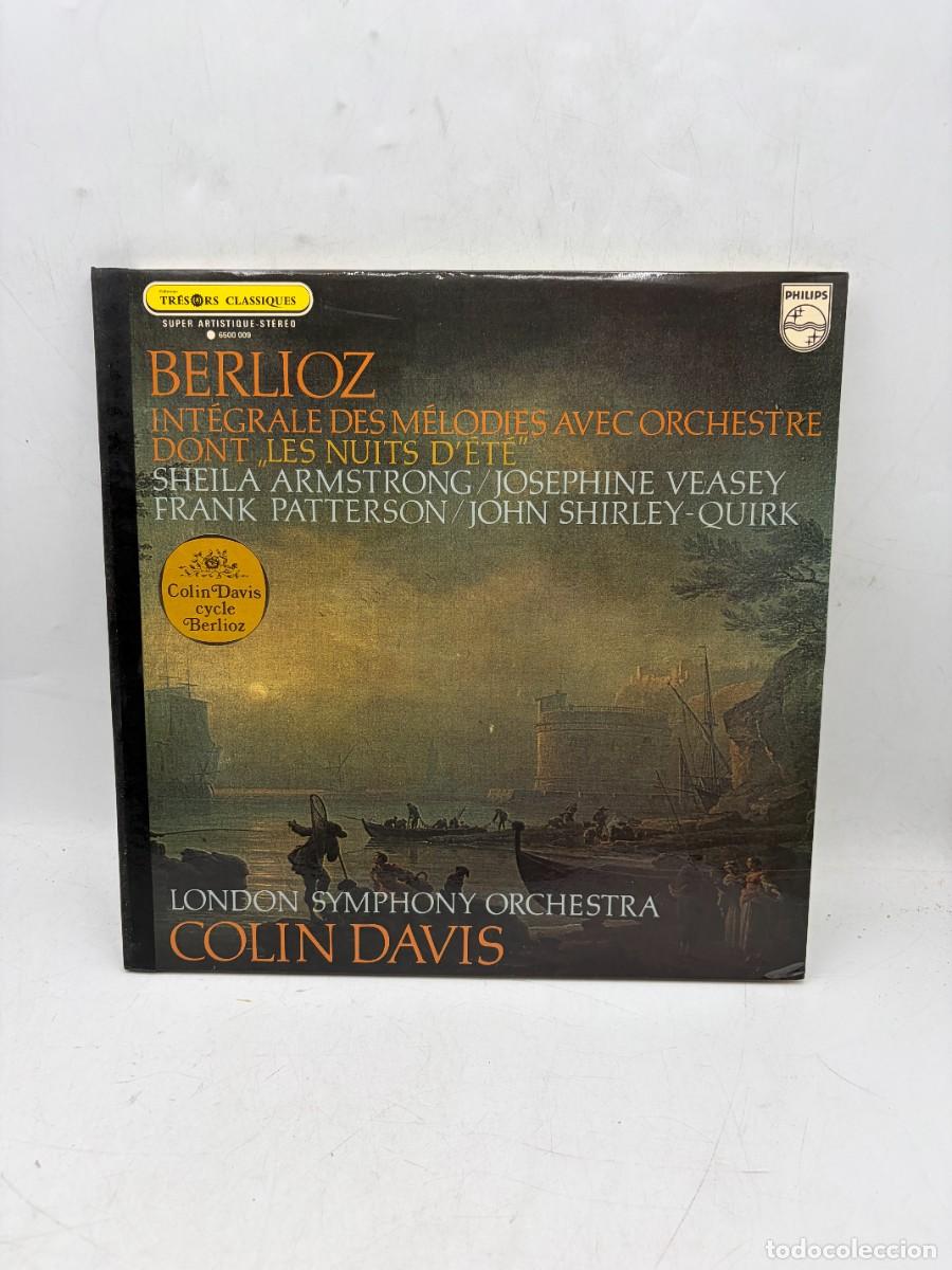 Discos de vinilo: LP - BERLIOZ - INT&Eacute;GRALE DES M&Eacute;LODIES AVEC ORCHESTRE DONT LES NUITS D&rsquo;&Eacute;T&Eacute; - COLIN DAVIS - PHILIPS